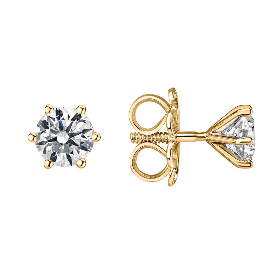 Náušnice s diamantom Vesper Romance