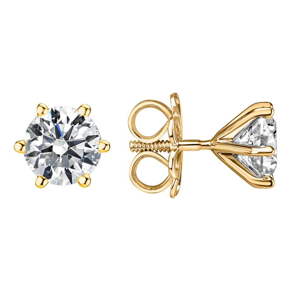 Náušnice s diamantom Vesper Romance