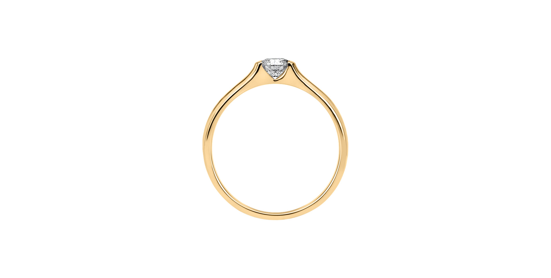 Prsteň s diamantom Brilliant Love