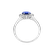Prsteň s tanzanitom a diamantmi Trixie Princess3