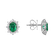 Náušnice so smaragdom a diamantmi Mary Magdalene3