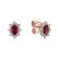 Náušnice s rubínom a diamantmi Mary Magdalene3