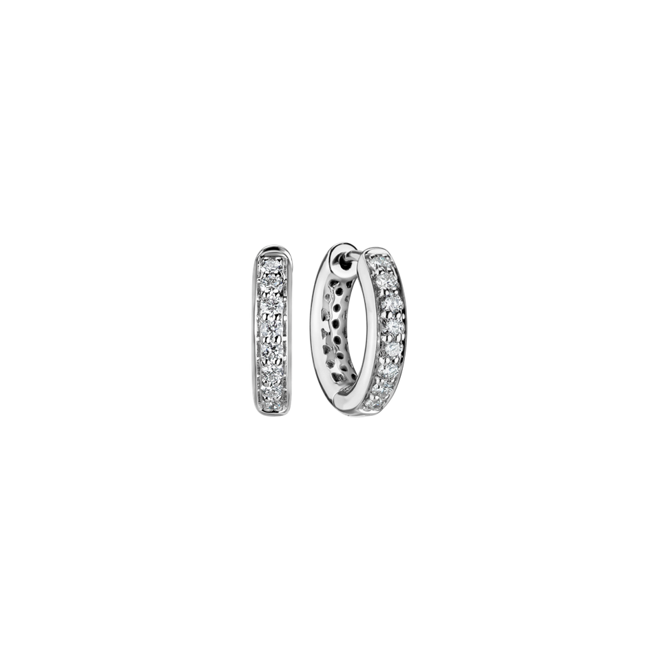 Náušnice s diamantmi Midnight Wonder