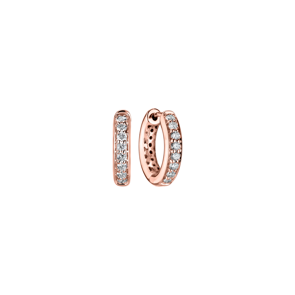 Náušnice s diamantmi Midnight Wonder