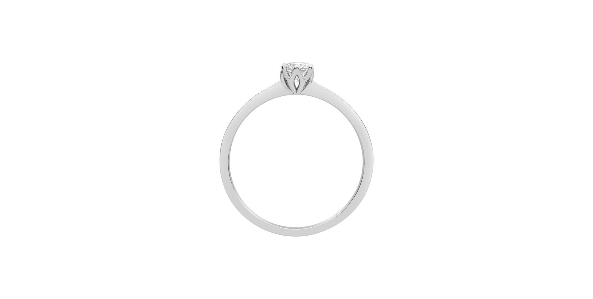 Prsteň s diamantom Glory