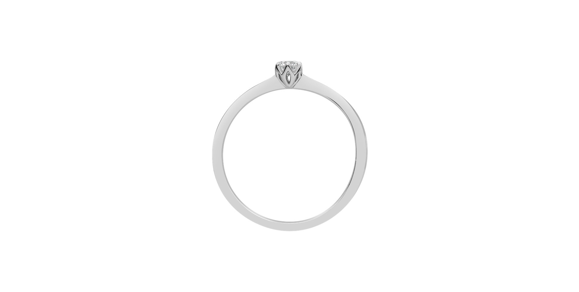 Prsteň s diamantom Glory