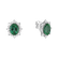 Náušnice so smaragdom a diamantmi Mary Magdalene3