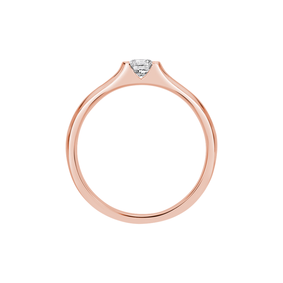 Prsteň s diamantom Brilliant Love