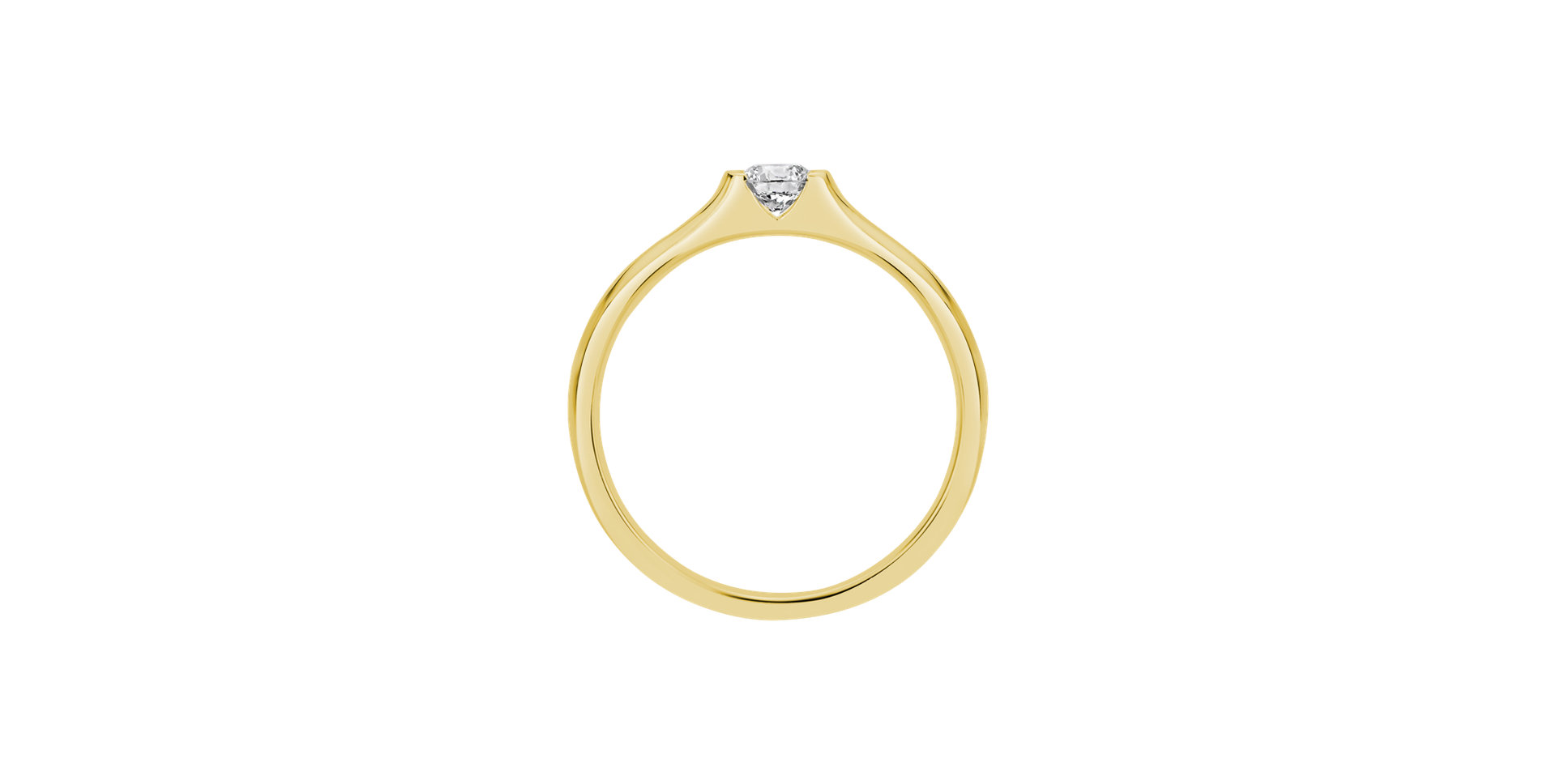 Prsteň s diamantom Brilliant Love