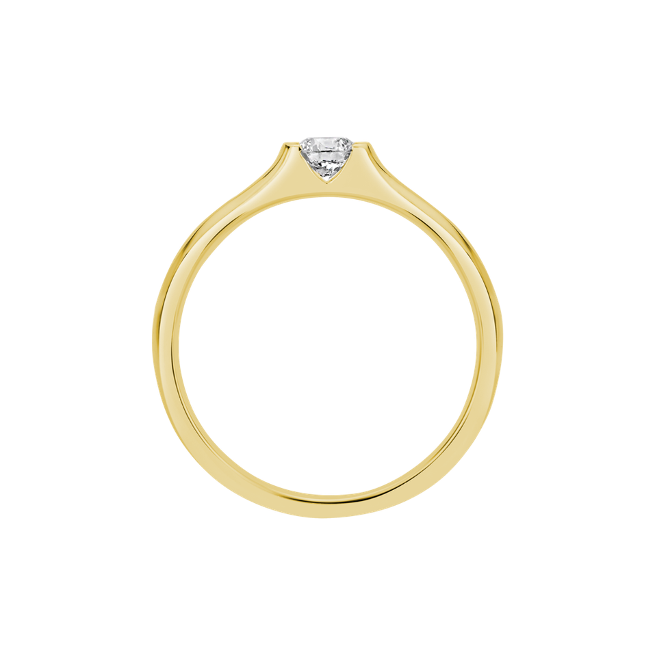 Prsteň s diamantom Brilliant Love