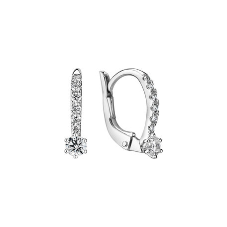 Náušnice s diamantmi Essential Glow