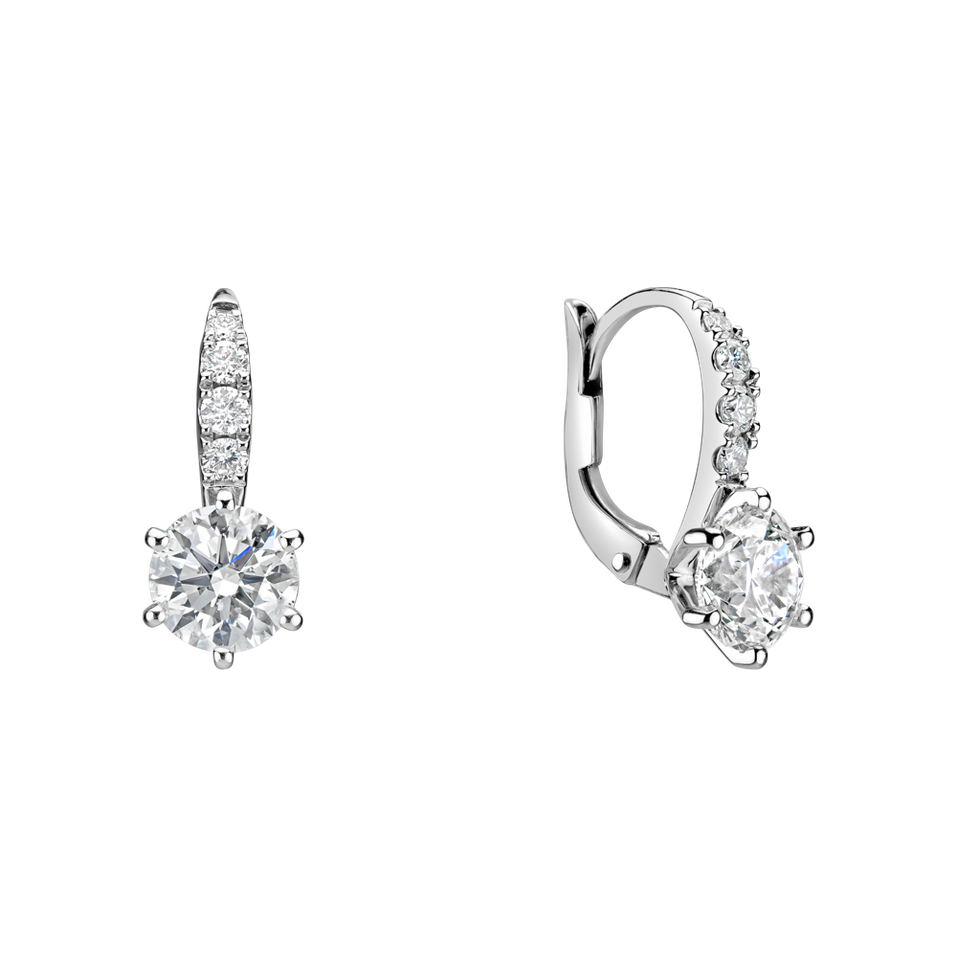 Náušnice s diamantmi Essential Glow