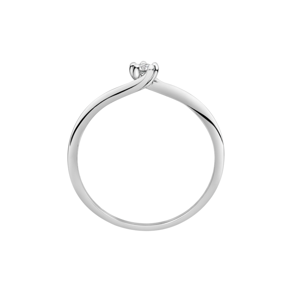 Prsteň s diamantom Vivid Love