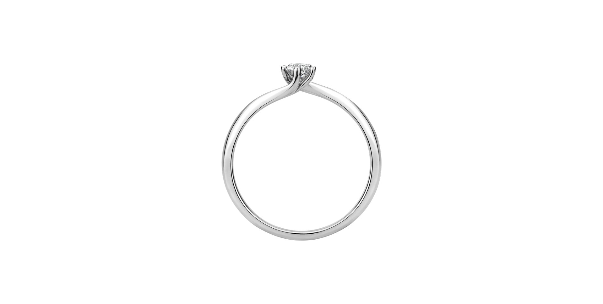 Prsteň s diamantom Vivid Love