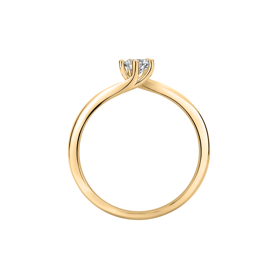 Prsteň s diamantom Vivid Love