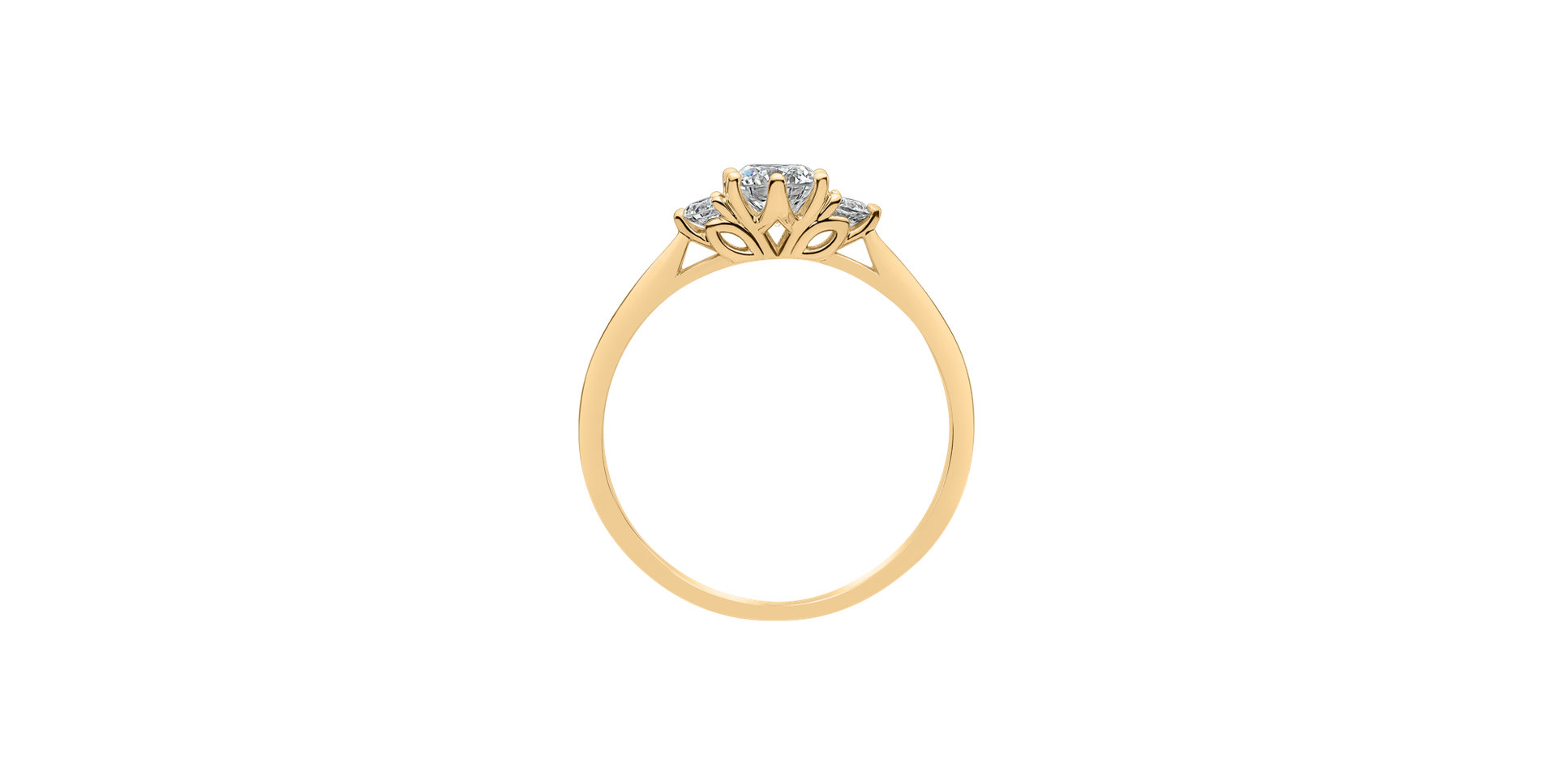 Prsteň s diamantmi Midnight Serenity