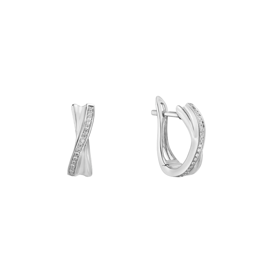 Náušnice s diamantmi Adriana