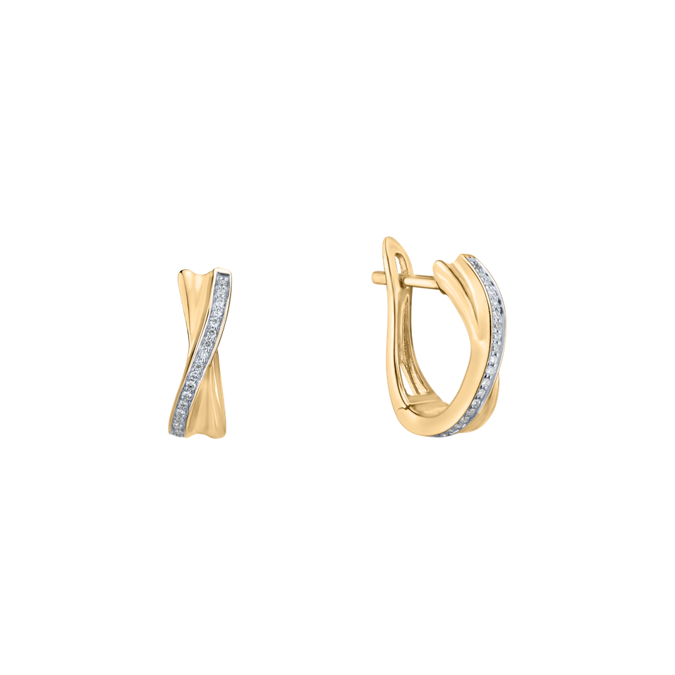 Náušnice s diamantmi Adriana