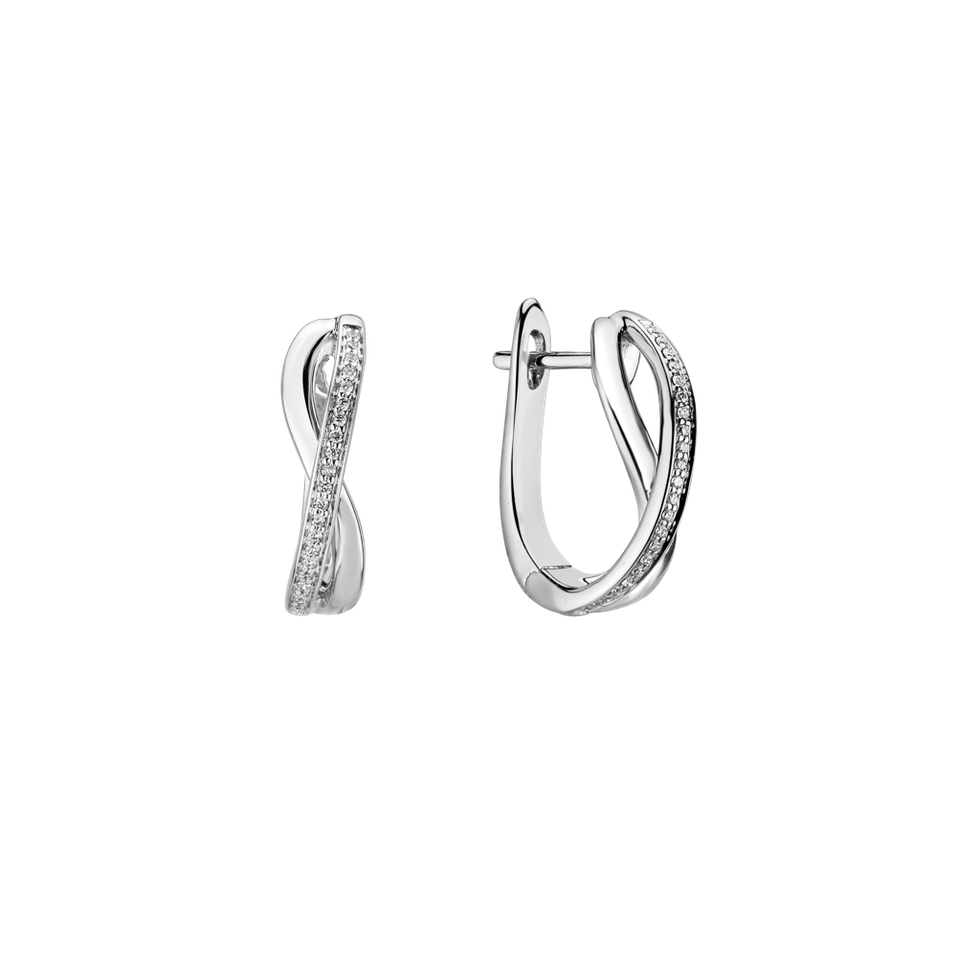 Náušnice s diamantmi Royal Node