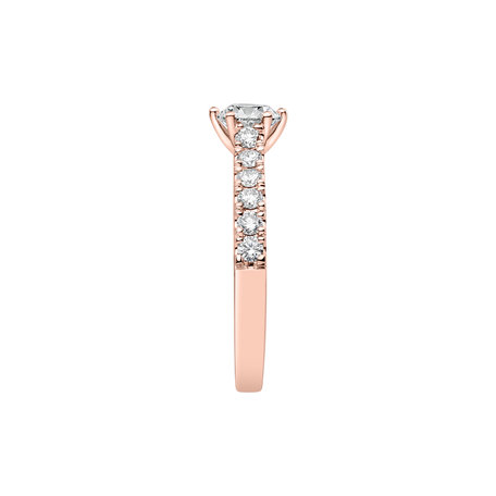 Prsteň s diamantmi Sparkling Love