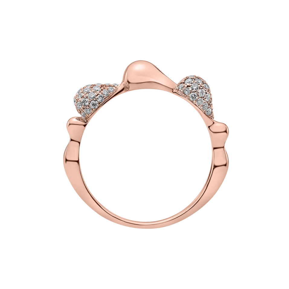 Prsteň s diamantmi Frozen Tear