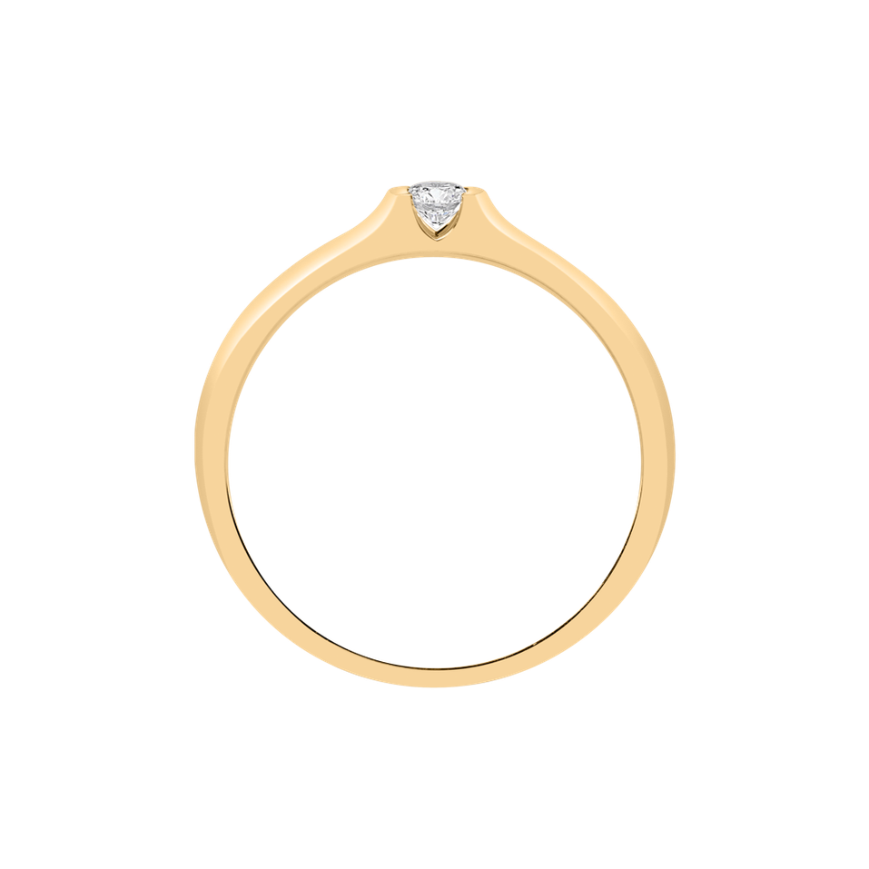 Prsteň s diamantom Brilliant Love