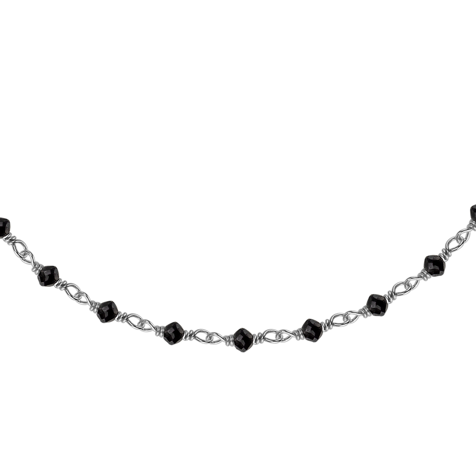 Náramok s čiernymi diamantmi Dark Melody