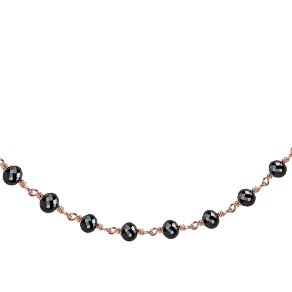 Náramok s čiernymi diamantmi Dark Melody