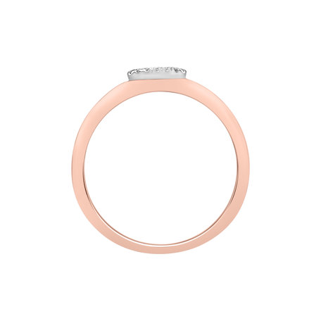 Prsteň s diamantmi Simply Circle