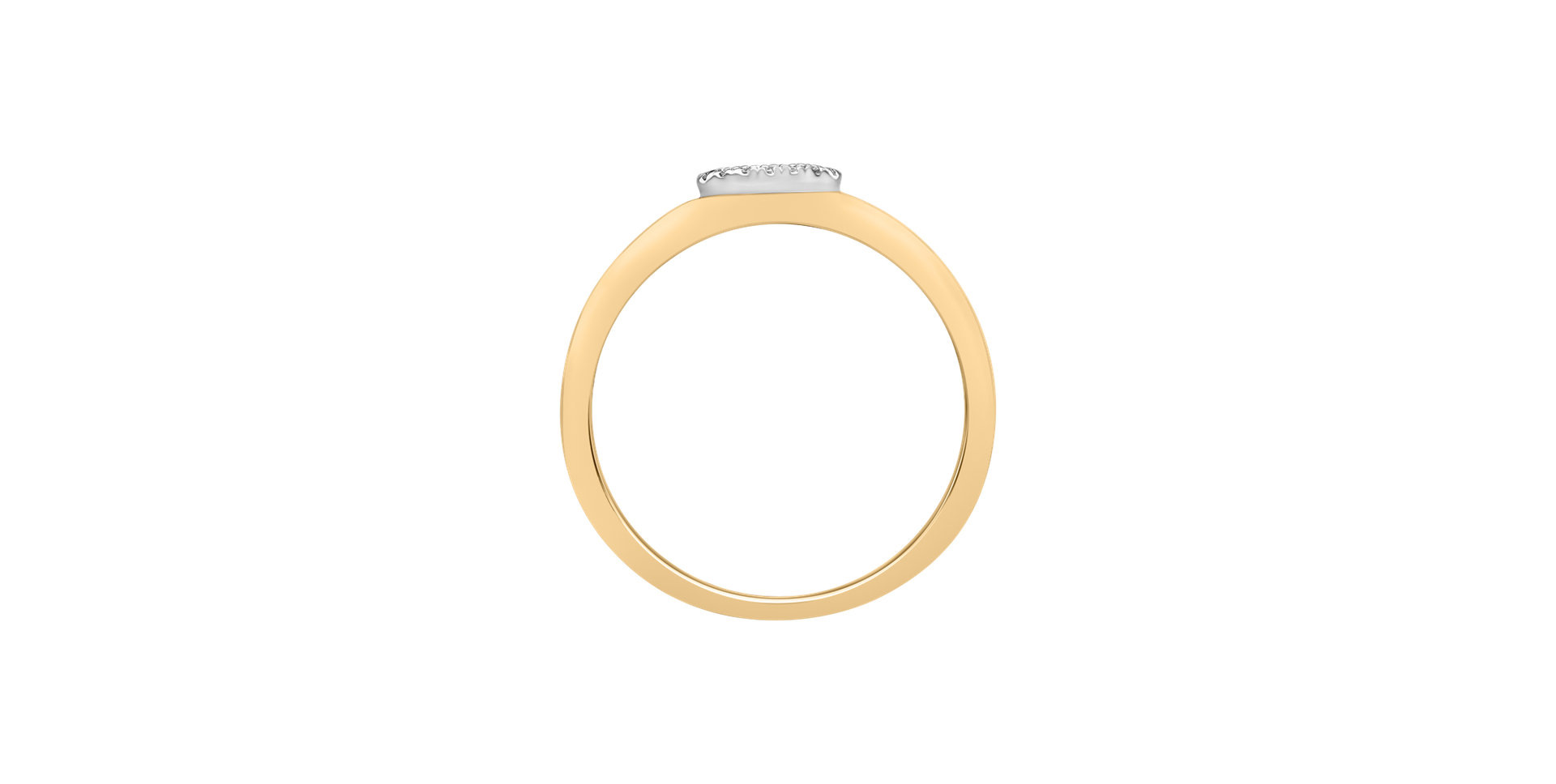 Prsteň s diamantmi Simply Circle
