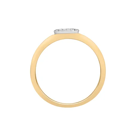 Prsteň s diamantmi Simply Circle