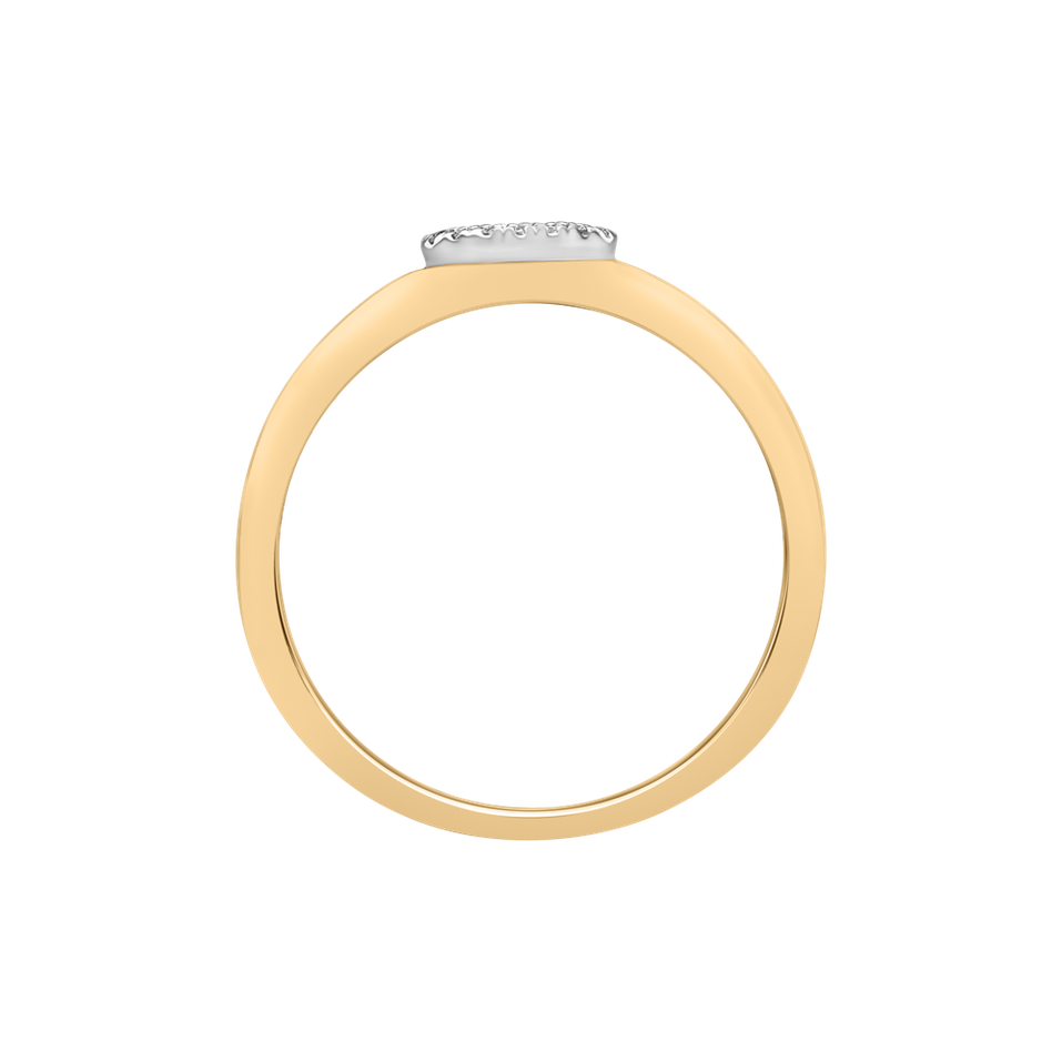 Prsteň s diamantmi Simply Circle