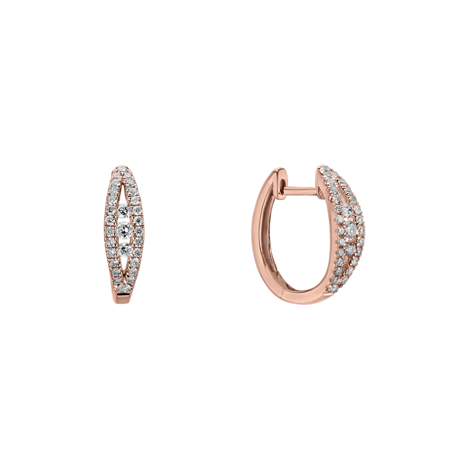 Náušnice s diamantmi Heaven Treasure