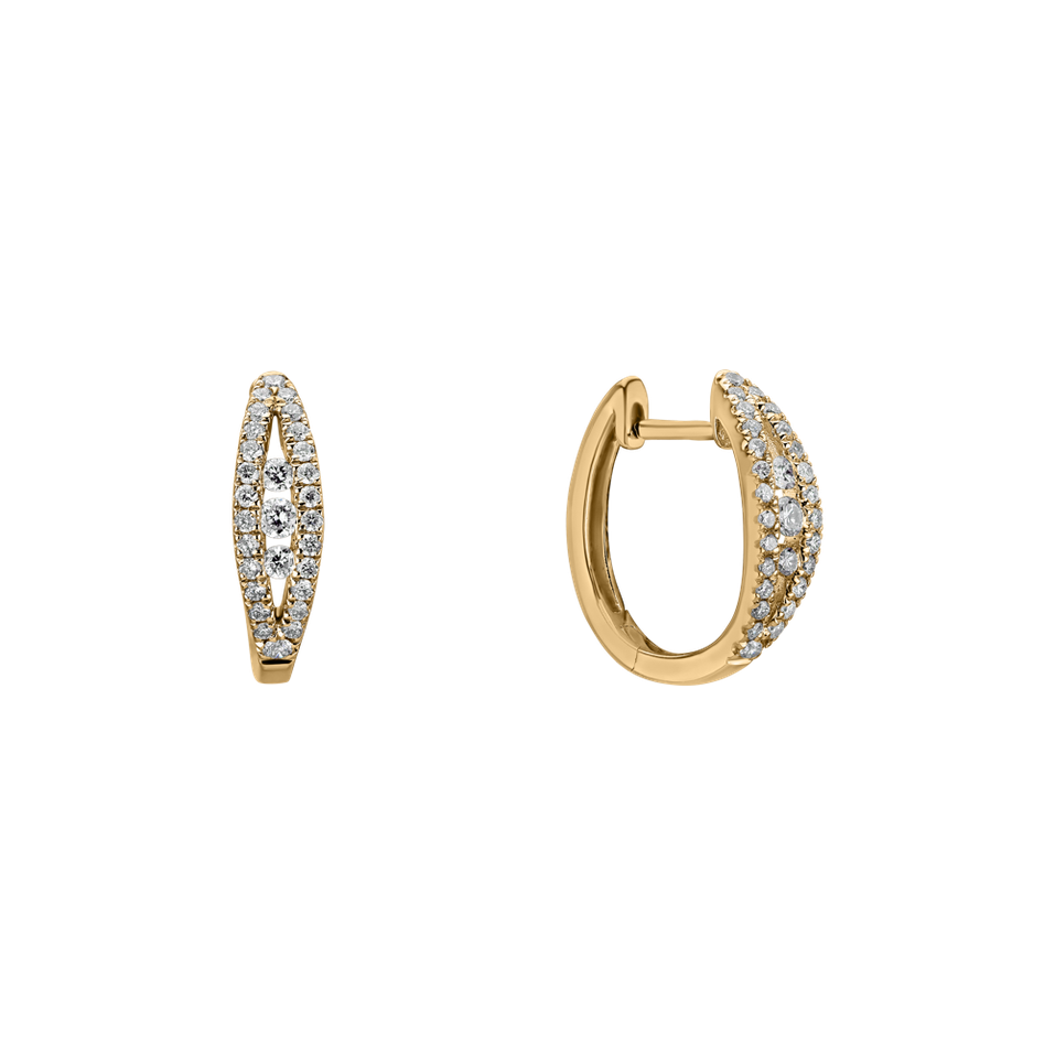 Náušnice s diamantmi Heaven Treasure