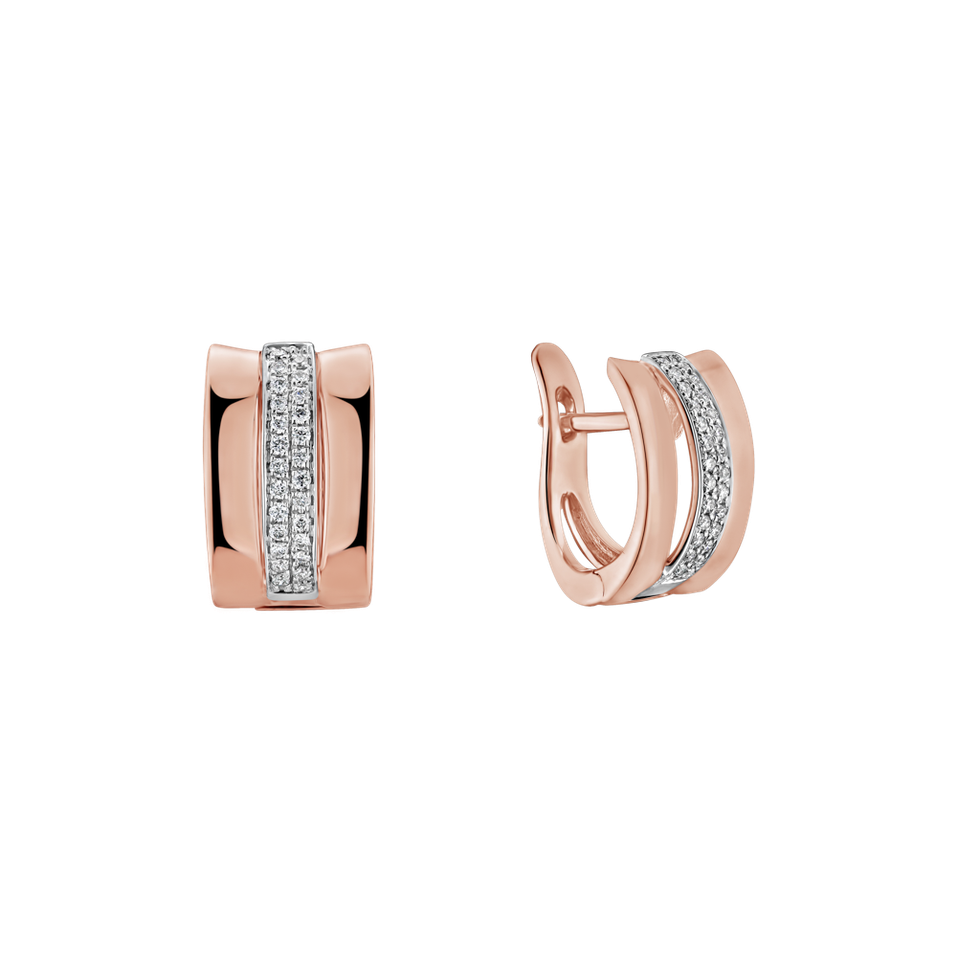 Náušnice s diamantmi Dream Symetry