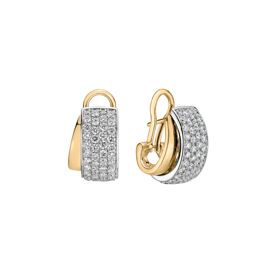 Náušnice s diamantmi Galaxy Poem