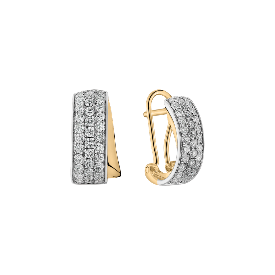 Náušnice s diamantmi Galaxy Poem