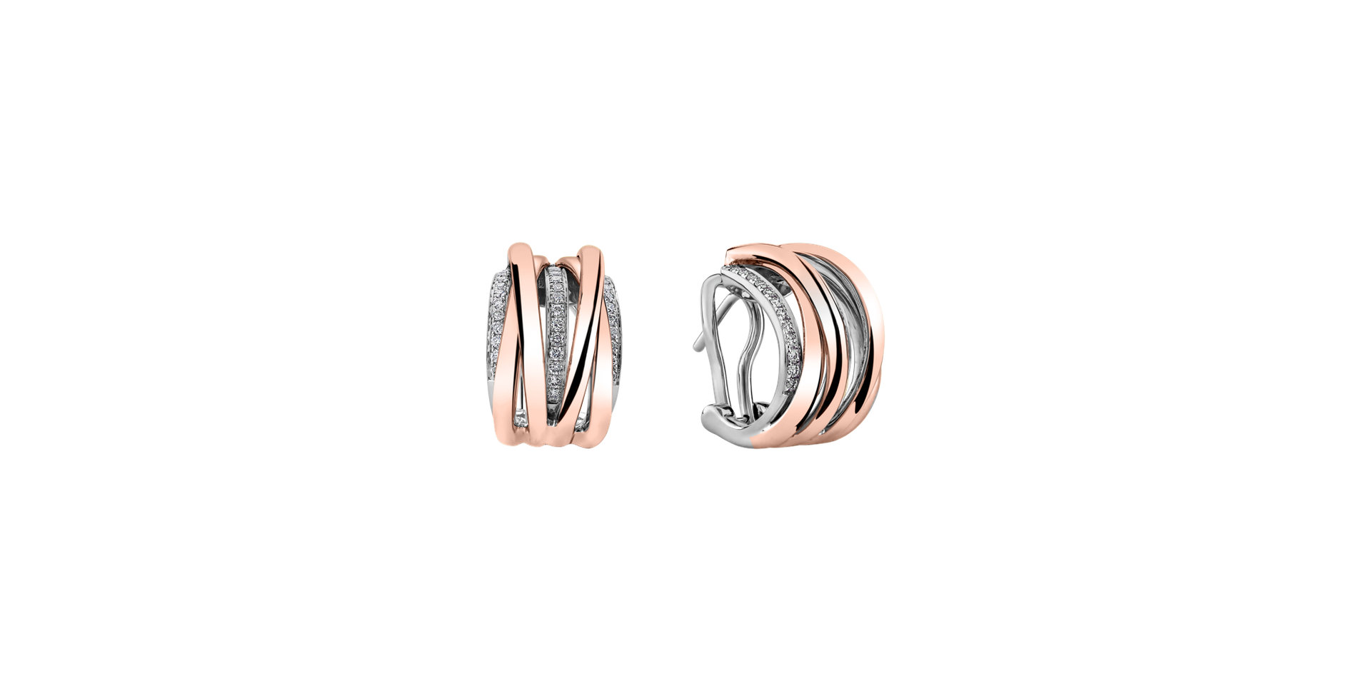 Náušnice s diamantmi Luxury Pleasure