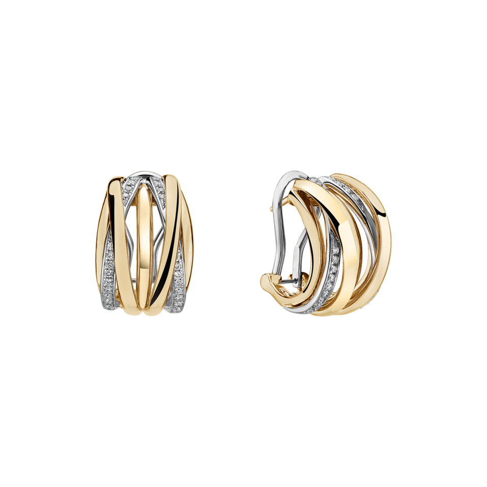 Náušnice s diamantmi Luxury Pleasure