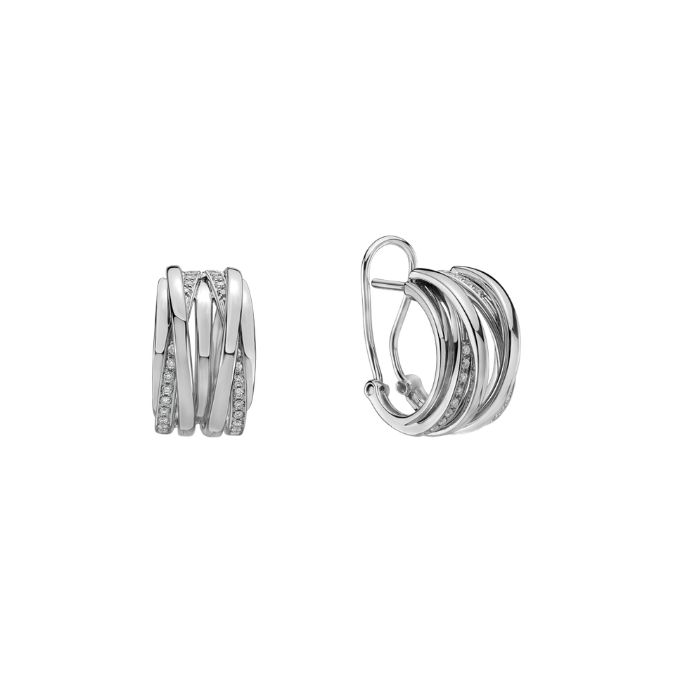 Náušnice s diamantmi Luxury Pleasure