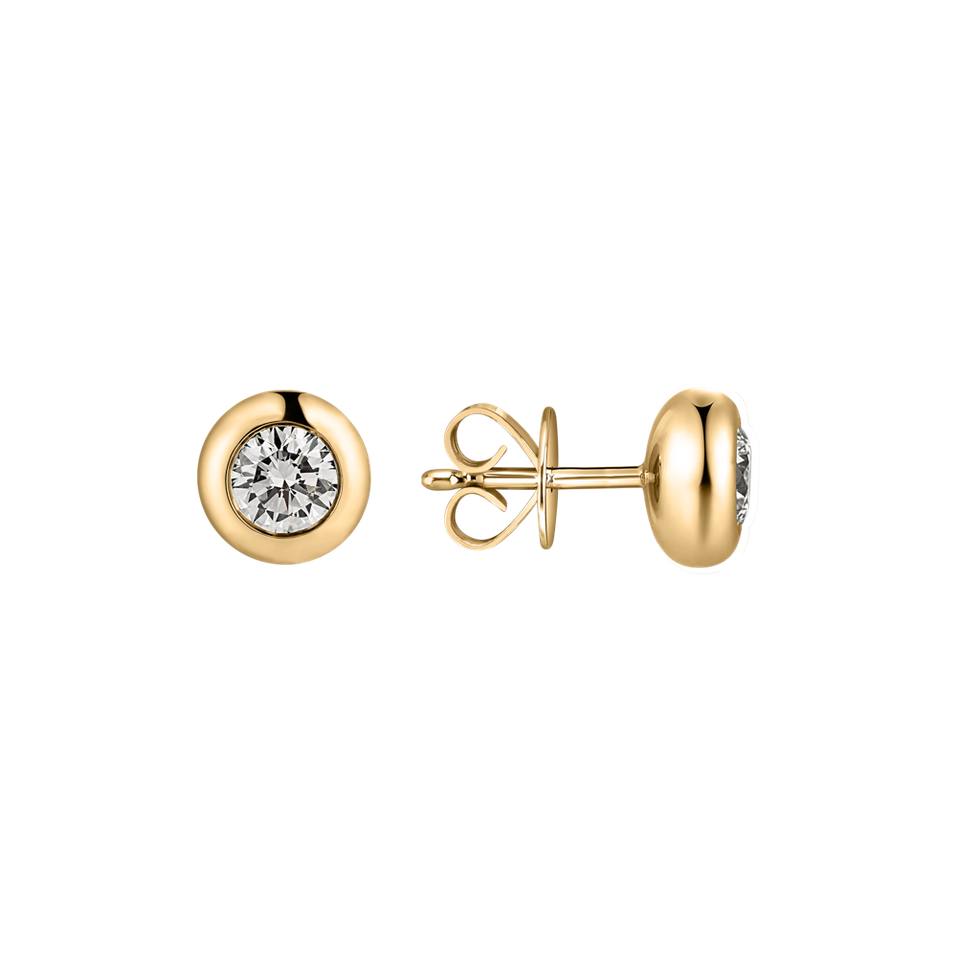 Náušnice s diamantom Sparkling Drops