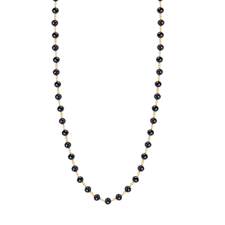 Náhrdelník s čiernymi diamantmi Dark Melody