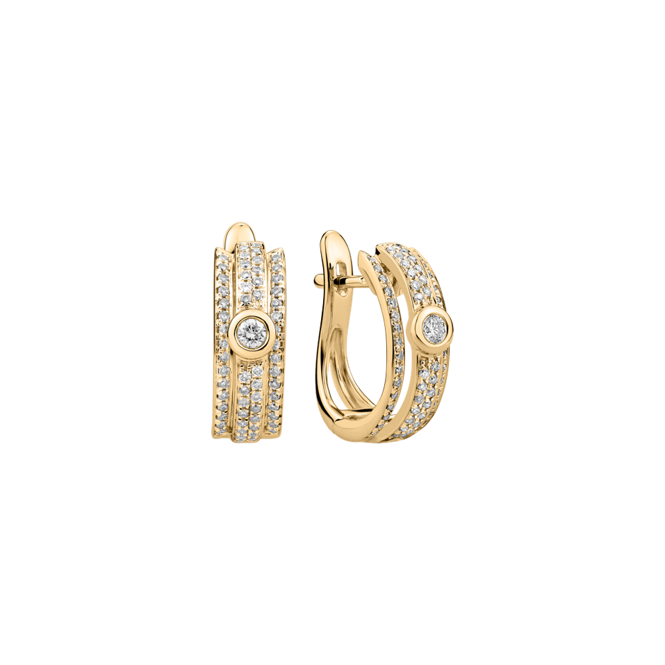 Náušnice s diamantmi Fairytale Sparkle