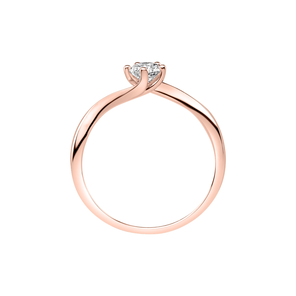 Prsteň s diamantom Vivid Love