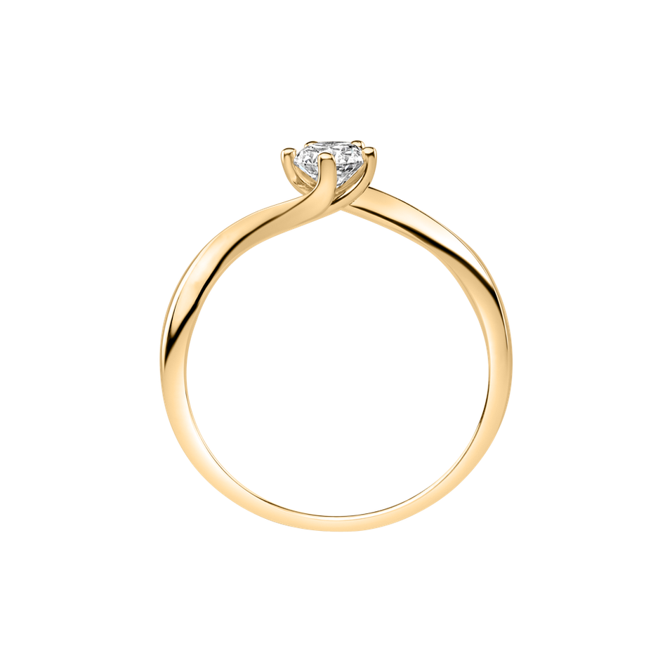 Prsteň s diamantom Vivid Love