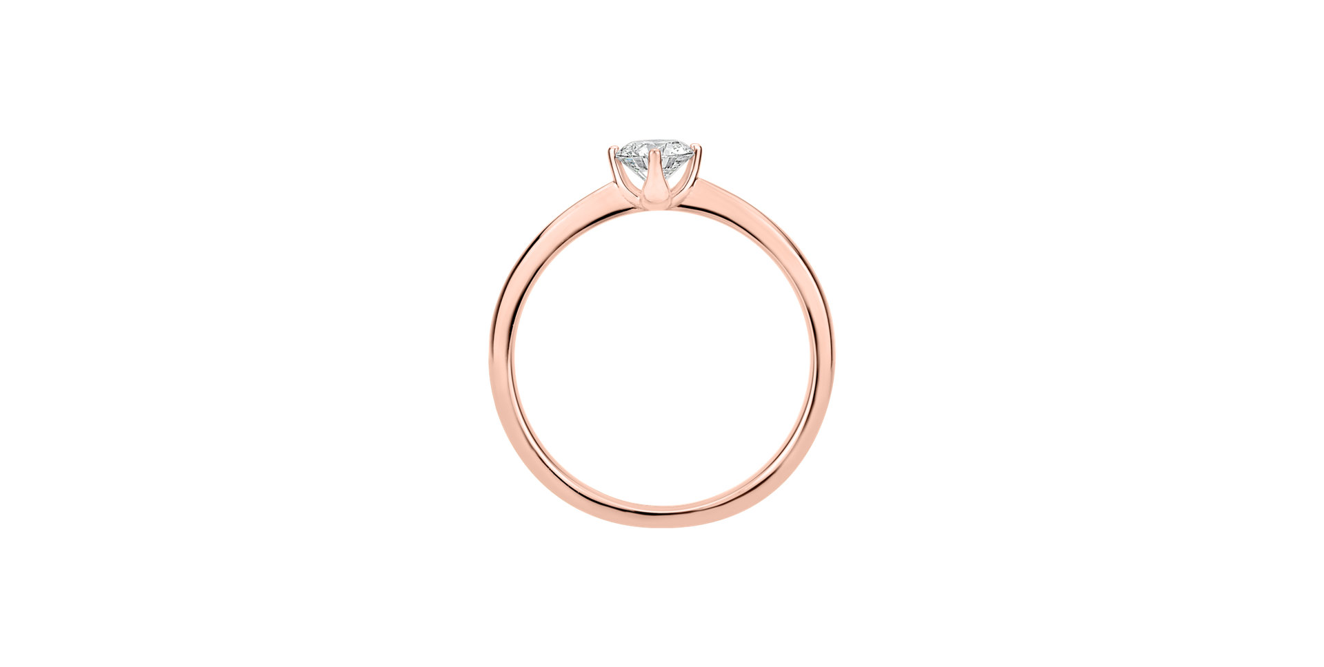 Prsteň s diamantom Love Glow