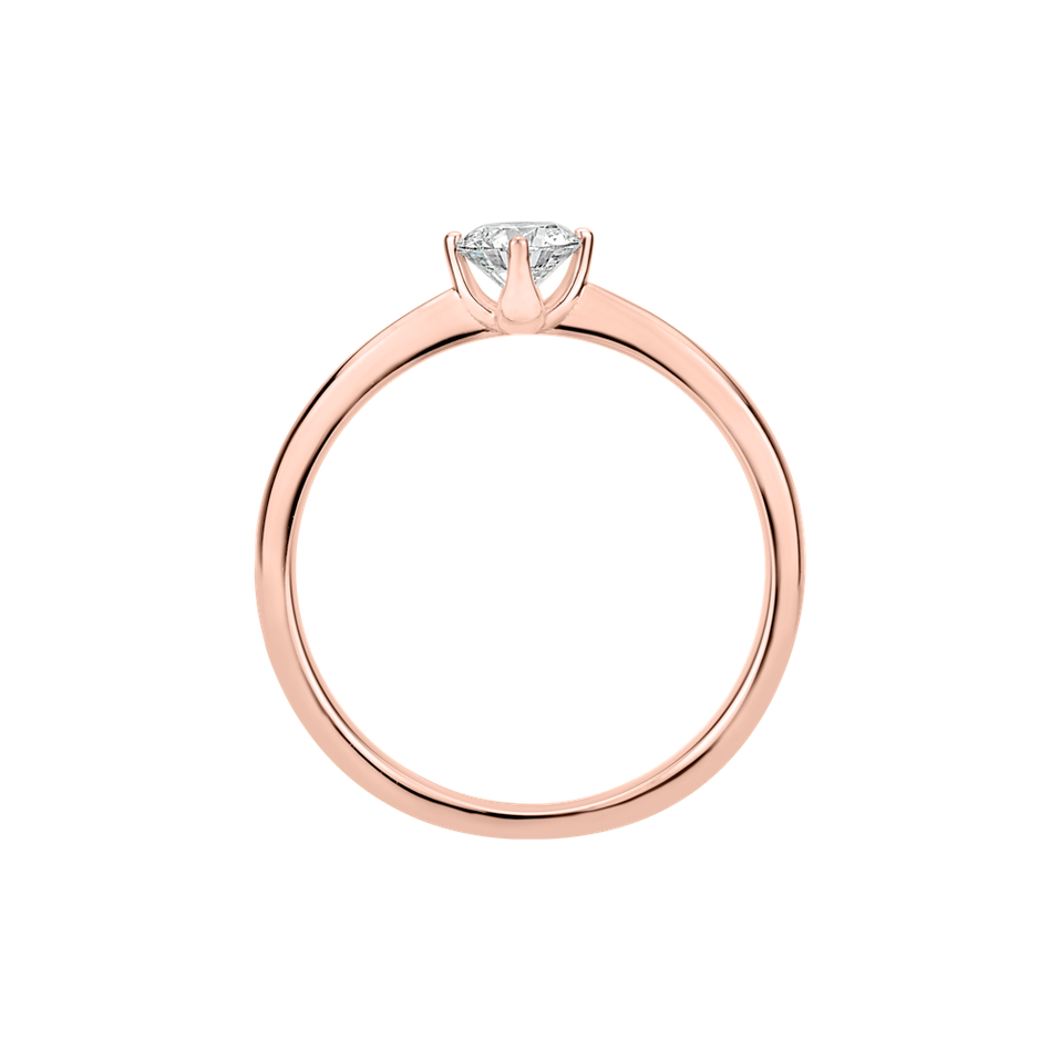 Prsteň s diamantom Love Glow