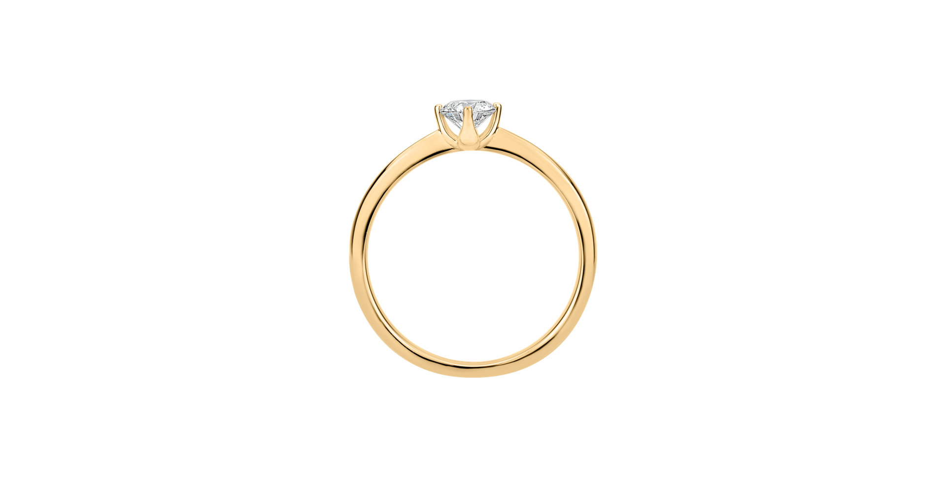 Prsteň s diamantom Love Glow