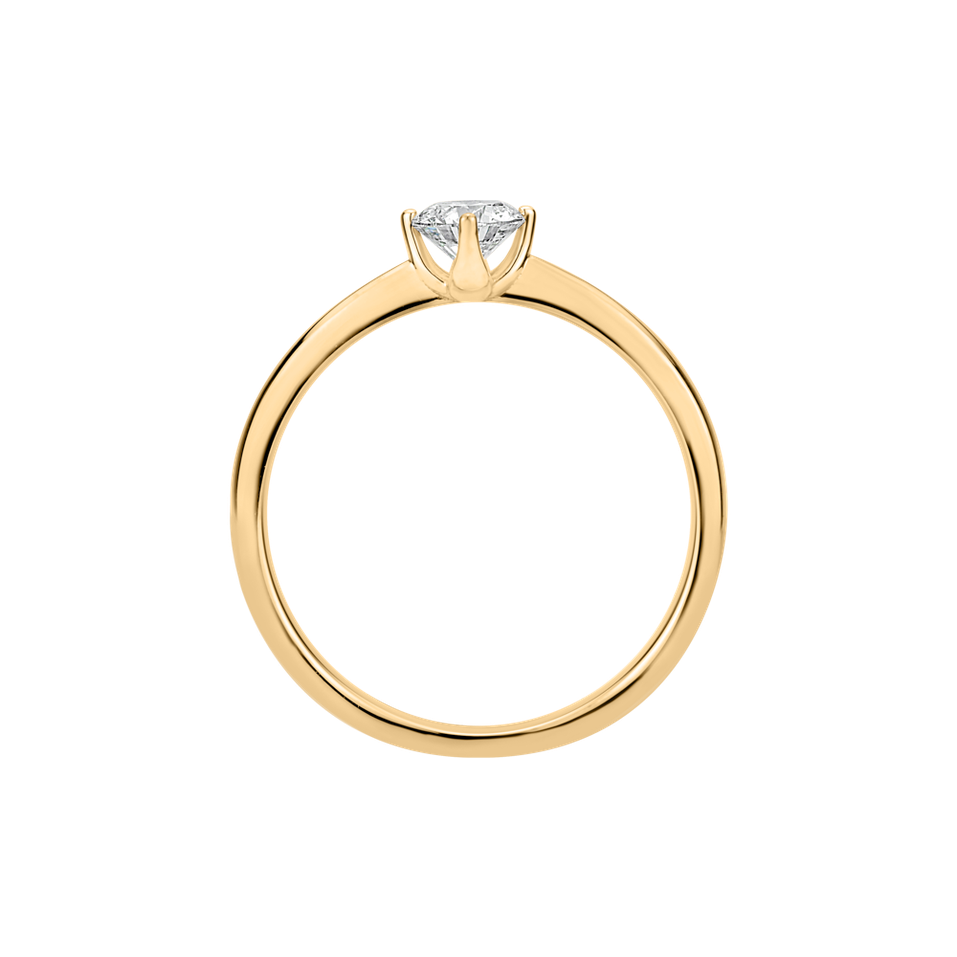 Prsteň s diamantom Love Glow