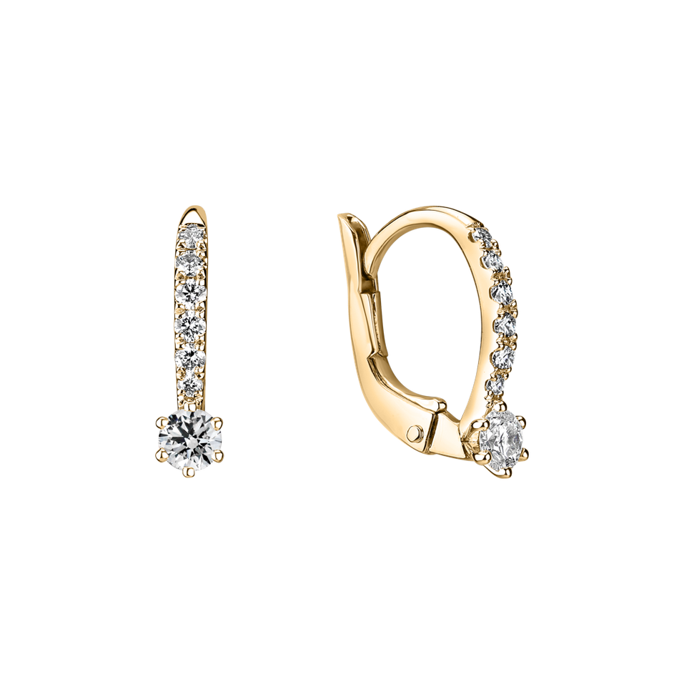 Náušnice s diamantmi Essential Glow